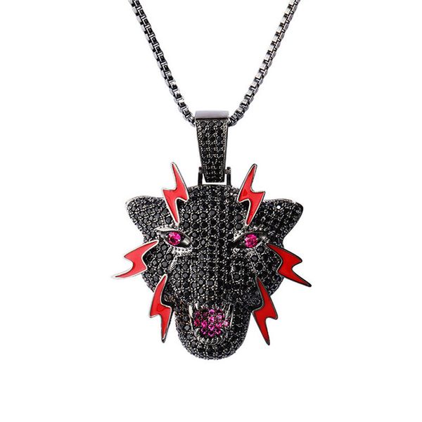 mode penguin leopard necklace for gifts from women of black men cz panther stone iced out hip hop jewels p82x, Silver
mode penguin leopard necklace for gifts from women of black men cz panther stone iced out hip hop jewels p82x, Silver