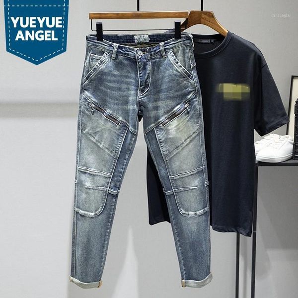 biker jeans men autumn street vintage slim denim trousers preppy style splice zipper blue casual pencil pants male1
biker jeans men autumn street vintage slim denim trousers preppy style splice zipper blue casual pencil pants male1