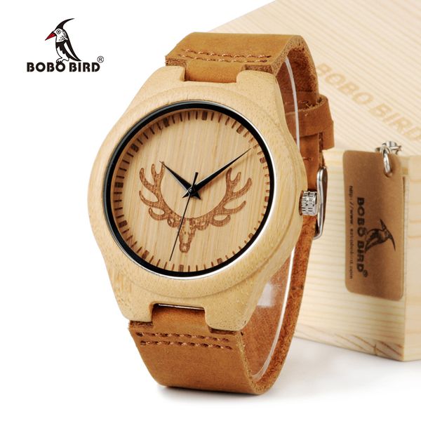 bobo bird bamboo wood watch for lovers with cow leather strap quartz analog wooden wristwatch, Slivery;brown
bobo bird bamboo wood watch for lovers with cow leather strap quartz analog wooden wristwatch, Slivery;brown