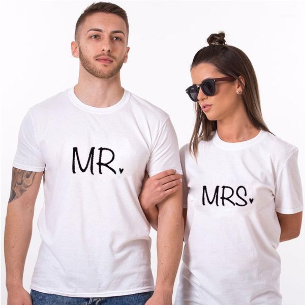 women's t-shirt mr & mrs funny matching summer short sleeve tshirt good quality tee t-shirts for couple1, White
women's t-shirt mr & mrs funny matching summer short sleeve tshirt good quality tee t-shirts for couple1, White