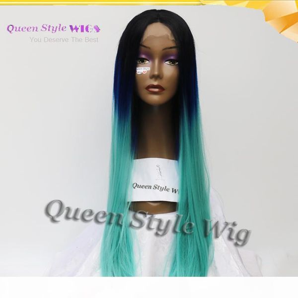 2017 trendy color silky straight colored black root two tone blue ombre hair wig synthetic lace front wigs for fashion lady
2017 trendy color silky straight colored black root two tone blue ombre hair wig synthetic lace front wigs for fashion lady