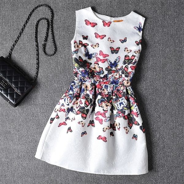 brand new women kids dress fashion sleeveless a line family dress vintage floral print dresses round collar short slim dress y200713, Blue
brand new women kids dress fashion sleeveless a line family dress vintage floral print dresses round collar short slim dress y200713, Blue