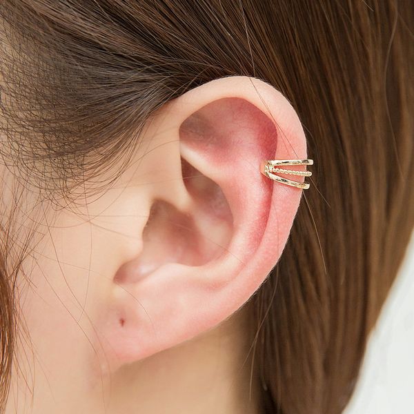30pcs/lot european three layer ear bone clip retro geometric copper gold ear cuff women fashion single new earrings jewelry accessories, Silver
30pcs/lot european three layer ear bone clip retro geometric copper gold ear cuff women fashion single new earrings jewelry accessories, Silver