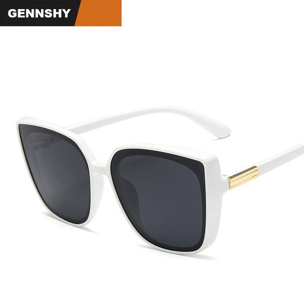 sunglasses 2021 est cat eye lady fashion brand plastic white frame metal decorate transparent mirror lenses, White;black
sunglasses 2021 est cat eye lady fashion brand plastic white frame metal decorate transparent mirror lenses, White;black