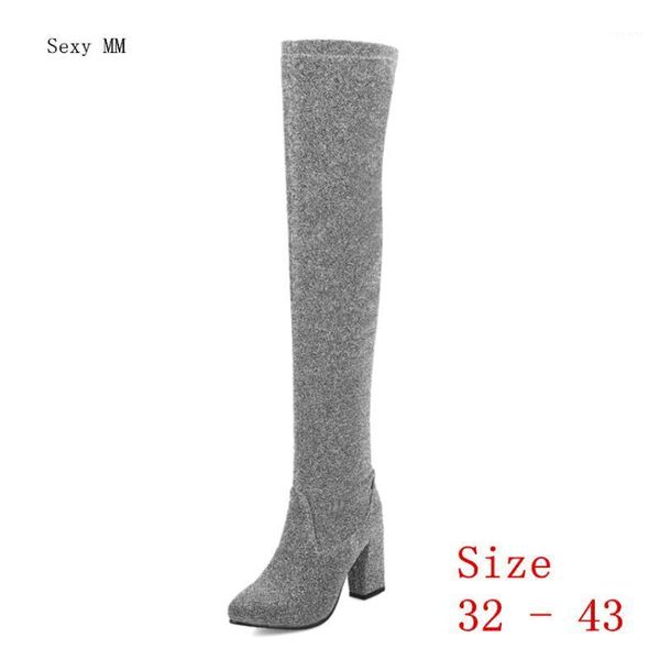 spring autumn women over the knee boots high heel woman thigh high boots small plus size 32 - 431, Black
spring autumn women over the knee boots high heel woman thigh high boots small plus size 32 - 431, Black