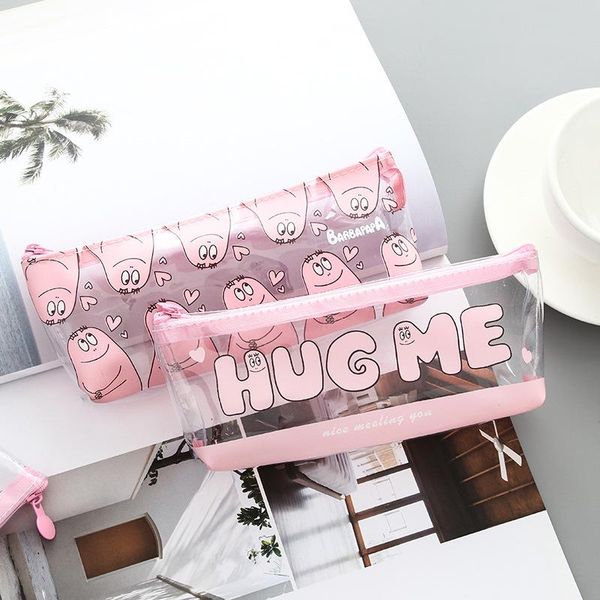 3pieces/lot transparent pencil case etui clear pencil bags pen box pink pen case for girls stationery office supplies pencil case bags
3pieces/lot transparent pencil case etui clear pencil bags pen box pink pen case for girls stationery office supplies pencil case bags