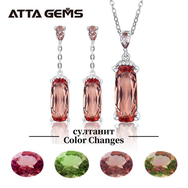 zultanite solid silver jewelry set for women wedding engagement jewelry 10 carats created diaspore 200923 
zultanite solid silver jewelry set for women wedding engagement jewelry 10 carats created diaspore 200923