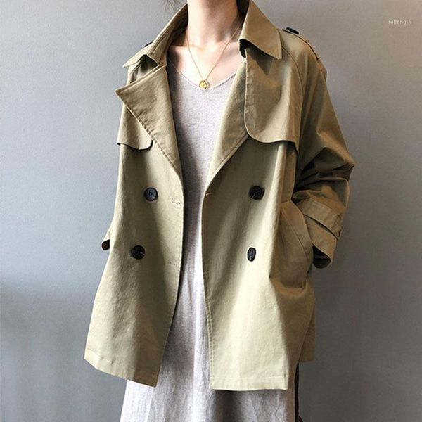 trench coat for women cotton double breasted coats jacket korean autumn womens fashion clothes 2020 abrigo mujer1, Tan;black
trench coat for women cotton double breasted coats jacket korean autumn womens fashion clothes 2020 abrigo mujer1, Tan;black
