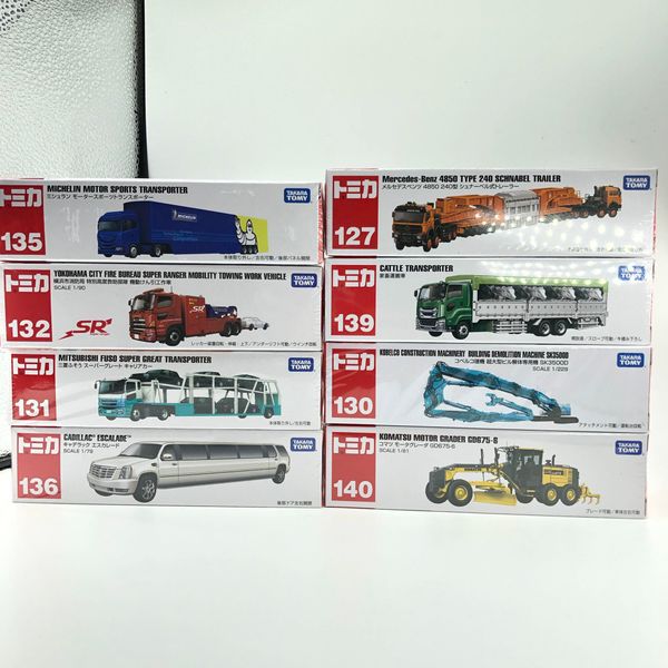 japanese domca tomy alloy car model extended cadillac michelin transport truck toys 
japanese domca tomy alloy car model extended cadillac michelin transport truck toys