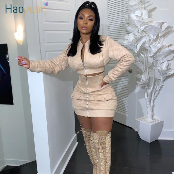 zooeffbb two piece set women autumn winter outfits festival clothing zip crop and mini skirt matching suits 2 piece set1, White
zooeffbb two piece set women autumn winter outfits festival clothing zip crop and mini skirt matching suits 2 piece set1, White