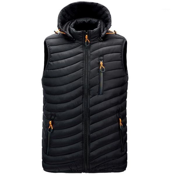 men's padded vest new hooded cotton vest jacket winter coats casual waistcoat sleeveless jackets male outwear windproof clothes1, Black;white
men's padded vest new hooded cotton vest jacket winter coats casual waistcoat sleeveless jackets male outwear windproof clothes1, Black;white