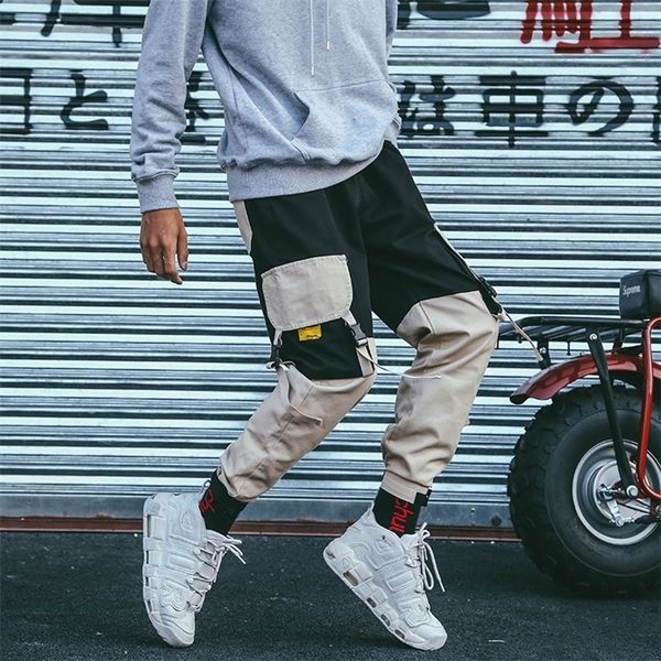 april momo loose fit elastic waist street ankle banded large pockets casual fashion cargo pants 201221, Black
april momo loose fit elastic waist street ankle banded large pockets casual fashion cargo pants 201221, Black