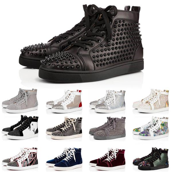suede spikers red sole custom luxury party casual shoes womens mens platform triple black sneakers fashion designer shoes 36-47
suede spikers red sole custom luxury party casual shoes womens mens platform triple black sneakers fashion designer shoes 36-47
