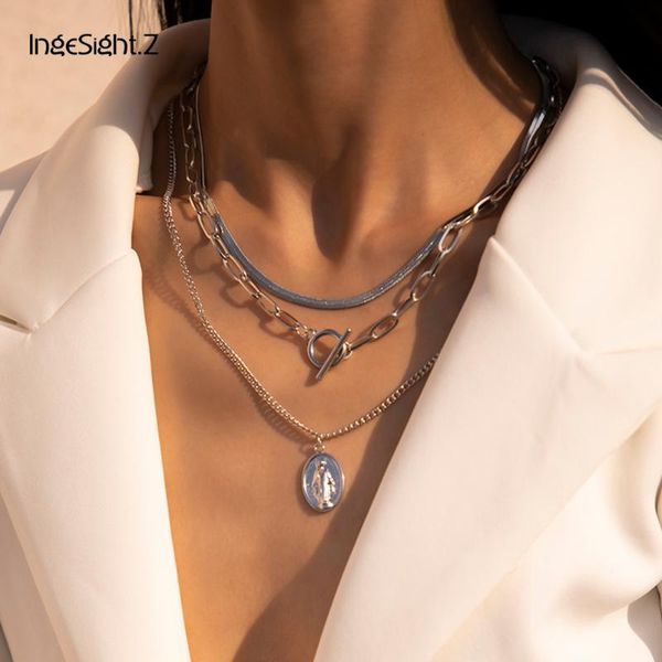 ingesight.z 3 шт. / установить toggle clasp lasso choker ожерелье многослойные плоские змеи девы мэри ожерелья для женщин ювелирные изделия, Silver
ingesight.z 3 шт. / установить toggle clasp lasso choker ожерелье многослойные плоские змеи девы мэри ожерелья для женщин ювелирные изделия, Silver