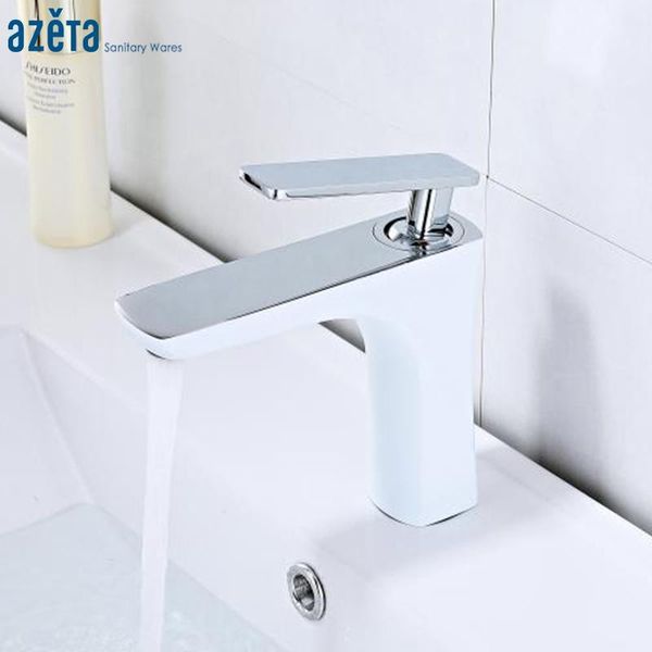 azeta basin faucet bathroom sink faucet white chrome brass basin water mixer tap single handle wash tap torneira at4206cw1
azeta basin faucet bathroom sink faucet white chrome brass basin water mixer tap single handle wash tap torneira at4206cw1