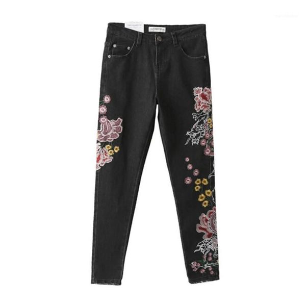 retro dragon floral embroidery demin skinny jeans woman pencil pants ripped washed zip pocket button cozy casual slim trousers1, Blue
retro dragon floral embroidery demin skinny jeans woman pencil pants ripped washed zip pocket button cozy casual slim trousers1, Blue