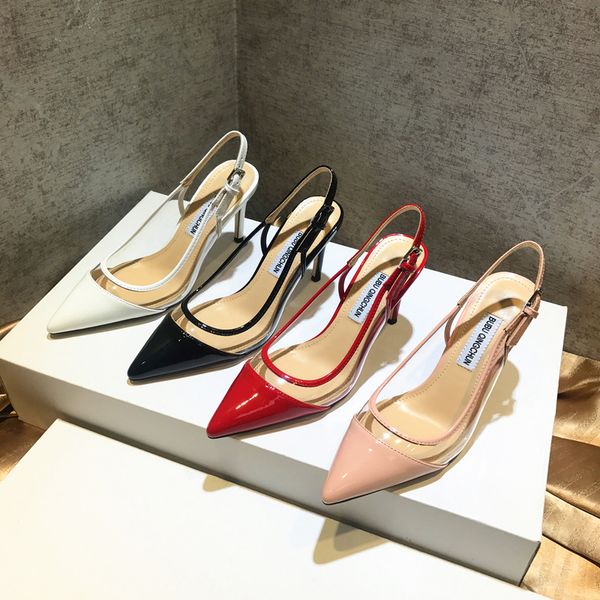 fashion female transparent lady bombs pointy toe high heels slingsshoes 8 fxm5, Black
fashion female transparent lady bombs pointy toe high heels slingsshoes 8 fxm5, Black