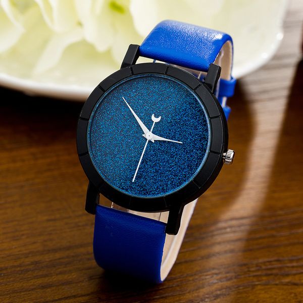 cute moon stars design analog wrist watch women unique romantic starry sky dial casual quartz watches relogio masculino gifts, Slivery;brown
cute moon stars design analog wrist watch women unique romantic starry sky dial casual quartz watches relogio masculino gifts, Slivery;brown