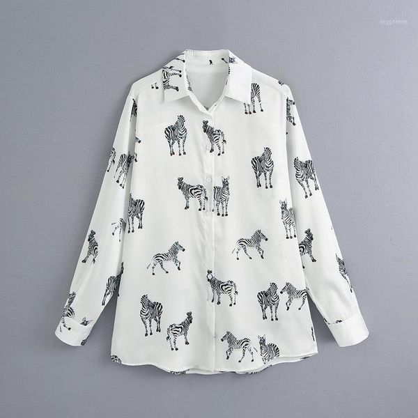 women's blouses & shirts loose women shirt blouse autumn 2021 fashion animal prints long sleeve plus size lady casual, White
women's blouses & shirts loose women shirt blouse autumn 2021 fashion animal prints long sleeve plus size lady casual, White