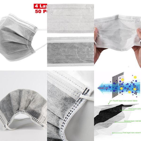 carbon 10pcs/50pcs activated dust face non-woven mask filter mouth face protective cover masksc pe2c
carbon 10pcs/50pcs activated dust face non-woven mask filter mouth face protective cover masksc pe2c