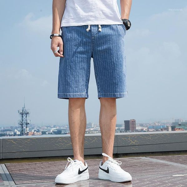s-7xl large size summer men's stretch short jeans casual loose elastic stripe blue denim shorts male brand clothes1
s-7xl large size summer men's stretch short jeans casual loose elastic stripe blue denim shorts male brand clothes1