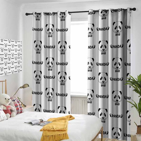 thermal insulated room darkening window shade cute panda face head and small footprint silhouette childish kids theme illustration curtain
thermal insulated room darkening window shade cute panda face head and small footprint silhouette childish kids theme illustration curtain