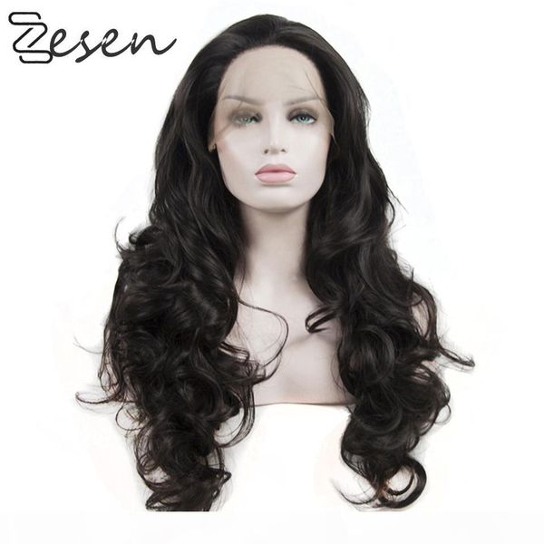 zesen synthetic 13*4 lace front wig for women black body wave long wig glueless hair wigs heat resistant fiber with baby hair
zesen synthetic 13*4 lace front wig for women black body wave long wig glueless hair wigs heat resistant fiber with baby hair