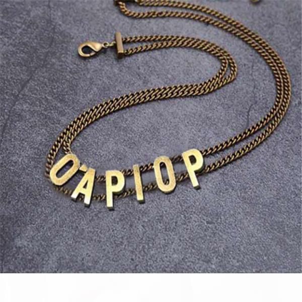 fashion initial letter choker necklace bijoux cuban link iced out pendant chains for lady womens party wedding lovers gift jewelry with box, Golden;silver
fashion initial letter choker necklace bijoux cuban link iced out pendant chains for lady womens party wedding lovers gift jewelry with box, Golden;silver