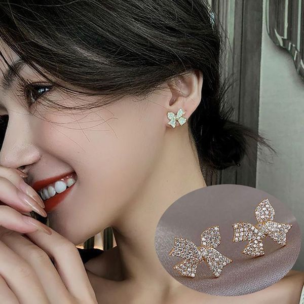 cute bowknot crystal stud earrings for women gold color korean fashion jewelry wholesale 2021 trendy accessories girls earring, Golden;silver
cute bowknot crystal stud earrings for women gold color korean fashion jewelry wholesale 2021 trendy accessories girls earring, Golden;silver