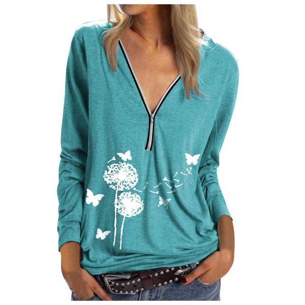 women dandelion printed harajuku green shirts ladies plus size print long sleeve v-neck blouse pullover shirt camisas mujer, White
women dandelion printed harajuku green shirts ladies plus size print long sleeve v-neck blouse pullover shirt camisas mujer, White
