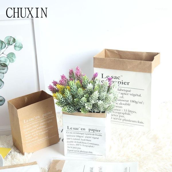 nordic style vase mini storage cowhide paper bag home flower arrangement vase wedding scene layout window display accessories1
nordic style vase mini storage cowhide paper bag home flower arrangement vase wedding scene layout window display accessories1