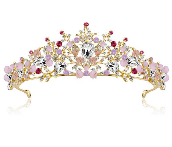fashion pink crystals tiaras bridal crown headpiece hair jewelry baroque style handmade luxury sweet crowns princess wedding accessories, Silver
fashion pink crystals tiaras bridal crown headpiece hair jewelry baroque style handmade luxury sweet crowns princess wedding accessories, Silver