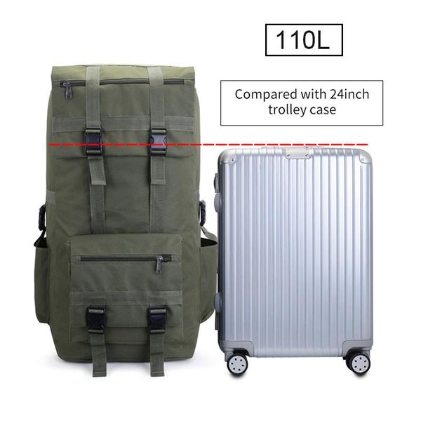 outdoor bags 110l large men hiking rucksack camping backpack sports climbing trekking backpacks travel waterproof luggage
outdoor bags 110l large men hiking rucksack camping backpack sports climbing trekking backpacks travel waterproof luggage