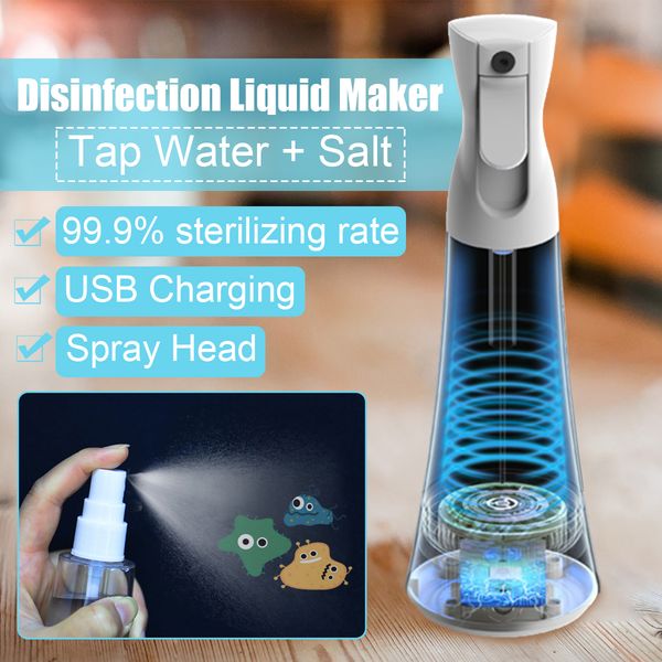 household electrolytic disinfector salt-water generator smart electronic sprayer portable for home disinfectant maker
household electrolytic disinfector salt-water generator smart electronic sprayer portable for home disinfectant maker