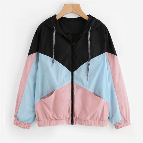 jacket women autumn spring windbreaker fashion 2020 long sleeve hooded overcoat zipper pockets outwear coat casaco feminino, Black;brown
jacket women autumn spring windbreaker fashion 2020 long sleeve hooded overcoat zipper pockets outwear coat casaco feminino, Black;brown