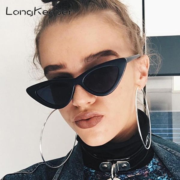 sunglasses longkeeper retro cat eye women black mirror sun glasses for female vintage triangle feminino 9788, White;black 
sunglasses longkeeper retro cat eye women black mirror sun glasses for female vintage triangle feminino 9788, White;black