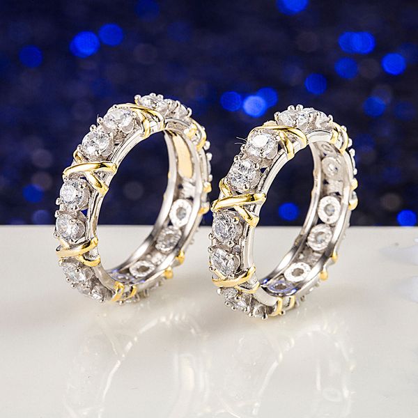 s925 sterling silver cross full diamond ring light luxury temperament elegant interwoven line net red lively, Golden;silver
s925 sterling silver cross full diamond ring light luxury temperament elegant interwoven line net red lively, Golden;silver