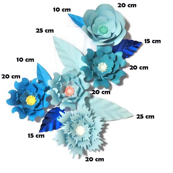 handmade blue rose diy paper flowers leaves set for party wedding backdrops decorations nursery wall deco video tutorials
handmade blue rose diy paper flowers leaves set for party wedding backdrops decorations nursery wall deco video tutorials