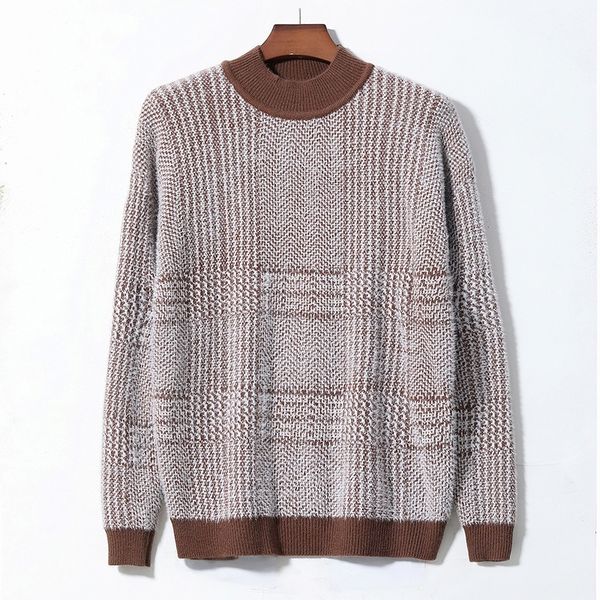 2020 half autumn manly turtleneck imitation thick wool mink sweater korean winter personality new style, White;black
2020 half autumn manly turtleneck imitation thick wool mink sweater korean winter personality new style, White;black