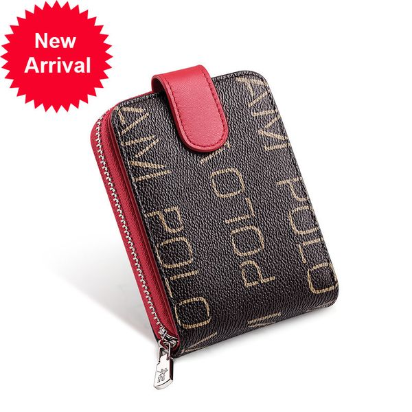 женский мягкий кожаный кошелек, с противоугонной щеткой и кошельком монеты, Brown;gray 
женский мягкий кожаный кошелек, с противоугонной щеткой и кошельком монеты, Brown;gray