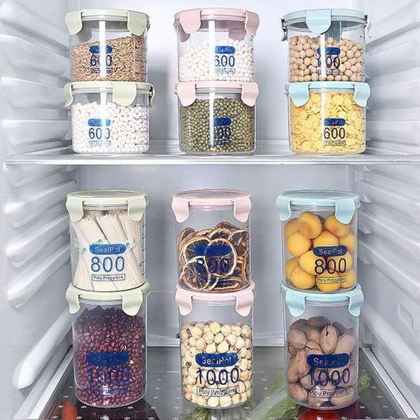 transparent sealed jar plastic refrigerator fresh-keeping jar kitchen grain storage box storage tank1
transparent sealed jar plastic refrigerator fresh-keeping jar kitchen grain storage box storage tank1