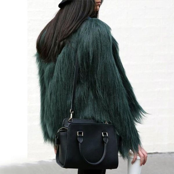 wholesale-fashion winter women fur coat high-grade women shaggy coat long sleeve fluffy faux fur fourrure female plus size fur outerwear1, Black
wholesale-fashion winter women fur coat high-grade women shaggy coat long sleeve fluffy faux fur fourrure female plus size fur outerwear1, Black