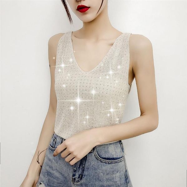 summer knit vest women v-neck tank slim sleeveless solid casual girls female club party white streetwear new1
summer knit vest women v-neck tank slim sleeveless solid casual girls female club party white streetwear new1