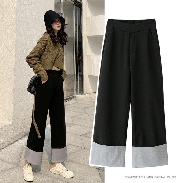 2xl thicken wide leg wool pants fall winter high waist straight loose trousers women keep warm casual mujer kg-338, Black;white
2xl thicken wide leg wool pants fall winter high waist straight loose trousers women keep warm casual mujer kg-338, Black;white