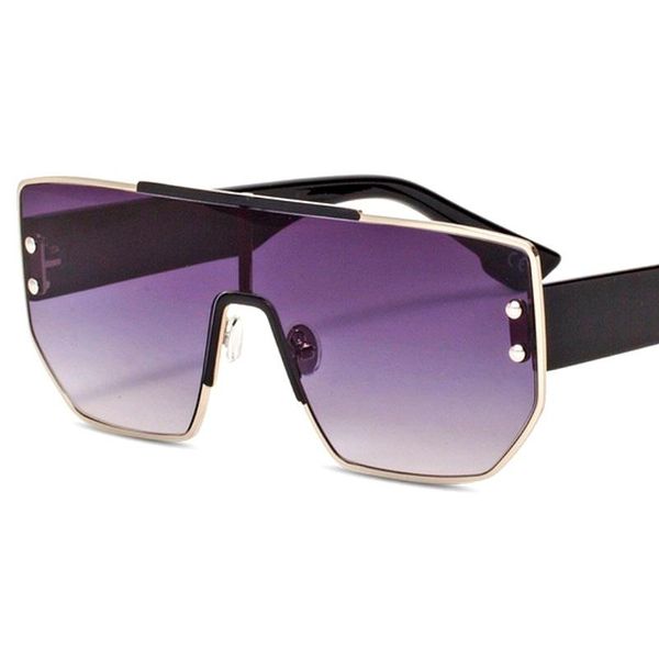 sunglasses vintage ladies fashion rimless square women sun glasses designer shades, White;black 
sunglasses vintage ladies fashion rimless square women sun glasses designer shades, White;black