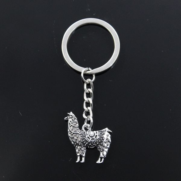 fashion keychain 26x25mm alpaca grass mud horse pendants diy men jewelry car key chain ring holder souvenir for gift, Silver
fashion keychain 26x25mm alpaca grass mud horse pendants diy men jewelry car key chain ring holder souvenir for gift, Silver