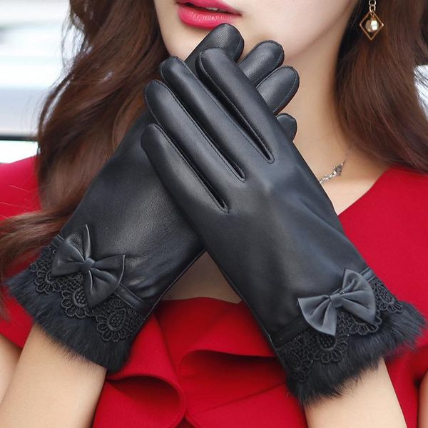 elegant gloves female genuine leather sheepskin butterfly gloves women winter plus plush warm bow driving, Blue;gray
elegant gloves female genuine leather sheepskin butterfly gloves women winter plus plush warm bow driving, Blue;gray