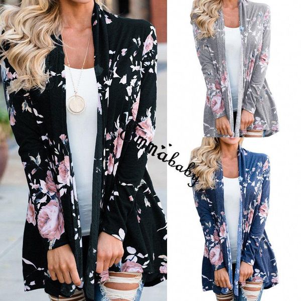 hirigin new women floral loose kimono cardigan boho chiffon long sleeve femme coat ladies casual jacket blouse, Black;brown
hirigin new women floral loose kimono cardigan boho chiffon long sleeve femme coat ladies casual jacket blouse, Black;brown