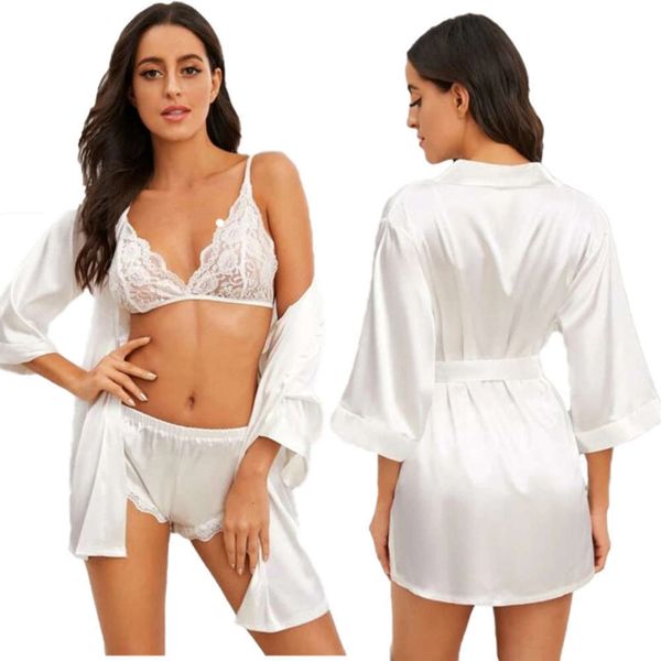nightgown fun underwear bathrobe home allure large size pajamas four piece set 1516, Black;white
nightgown fun underwear bathrobe home allure large size pajamas four piece set 1516, Black;white