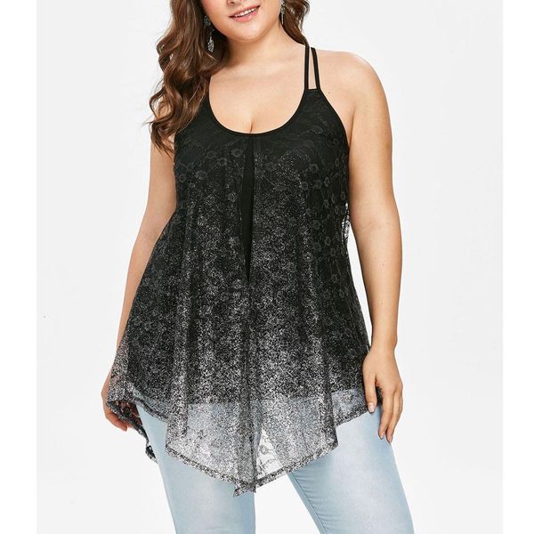 casual plus size tank for women perspective gradient mesh tank up sleeveless vest o-neck women clothes female summer@45, White
casual plus size tank for women perspective gradient mesh tank up sleeveless vest o-neck women clothes female summer@45, White